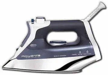 Rowenta DW8080 Professional Micro Steam Iron Stainless Steel Soleplate with Auto-Off, 1700-Watt, 400-Hole, Blue