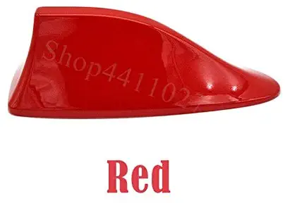 Car Sticker Signal Aerials Shark fin antenna Accessories for BMW e46 e90 e39 e60 e36 f30 f10 m e87 f20 x5 e53 e30 e91 - (Color Name: Red)