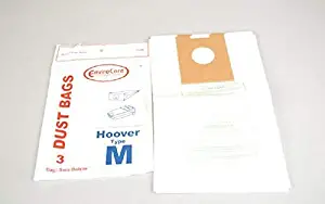 Hoover Dimension Canister Vacuum Type M Filter Paper Bags 3 Pk Part # 113SW