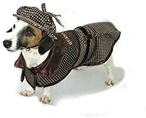 Dog Costume SHERLOCK HOUND COSTUMES - Famous Detective Dogs Outfit(Size 4)