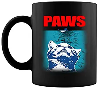 Paws Underwater Shark Attack Coffee Mug 11 & 15 Oz