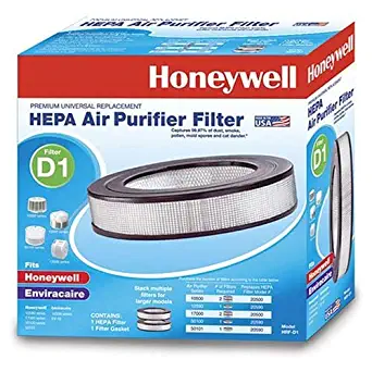 Honeywell HRF-D1, Filter D Long Life True HEPA Replacement Filter (Pack of 5 pcs)