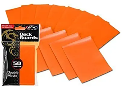 600 Orange Double Matte Deck Guard Card Sleeves - Ultra Protectors - MTG - YU-GI-OH!