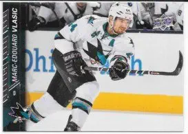 Marc-Edouard Vlasic 2015-16 Upper Deck San Jose Sharks Card #154