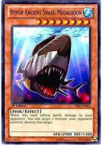 Yu-Gi-Oh! - Hyper-Ancient Shark Megalodon (CBLZ-EN012) - Cosmo Blazer - Unlimited Edition - Rare