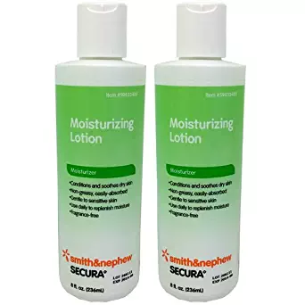 Secura Moisturizing Lotion - 8 Ounce Bottle - Pack of 2