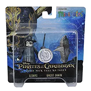 Pirates of the Caribbean Minimates Dead Men Tell No Tales Toys R Us Exclusive Lesaro & Ghost Shark 2-Pack