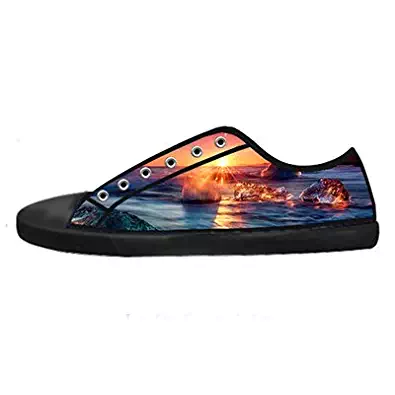 Daniel Turnai Fan Customized Sunset New Sneaker Canvas Shoes for Women