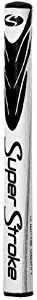 Super Stroke Ultra Slim Golf Club Grip, White/Black, 65gm