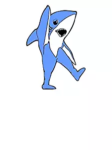 HZ Graphics Left Shark Dance Moves Vinyl Decal Wall Laptop Bumper Sticker 5"