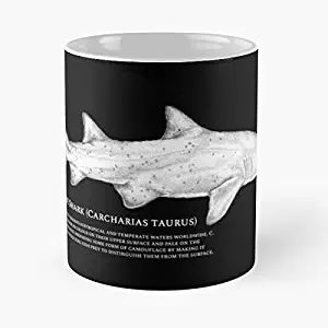 Grey Nurse Shark Classic Mug Coffee Tea - Mug, Funny 11 Oz Gift Idea For Coworkers, Friends