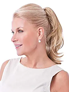 Pony Layered Flip Color Medium Blonde - Toni Brattin Hairpieces Reversible Clip On Ponytail 14" Length Changelite 100% Heat Friendly Synthetic Bouncy Layers Natural Healthy Hair Cola de caballo