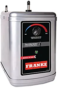 FRANKE HT-300 Little Butler Under Sink Instant Hot Water Filtration Heating Tank, 300-Watt (Latest Version), Compact, Silver and Black