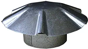 Speedi-Products EX-RCGU 04 4-Inch Diameter Galvanized Umbrella Roof Vent Cap