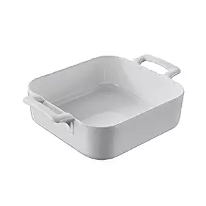 Revol 621333 BC1520 Square Baking Dish 7.75 x 7.75 x 2.5" White