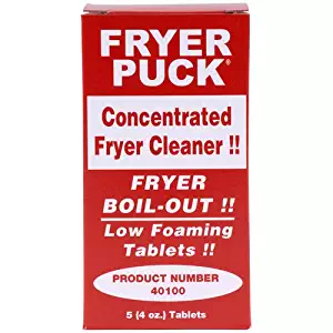 Fryer Puck 401304001 4oz Deep Fryer Cleaner Tablets (5 Tabs/Box)