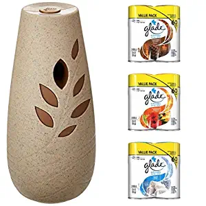 Glade Automatic Spray Multi-Room Fragrance Variety Pack -Starter + Cashmere Woods, Hawaiian Breeze, Clean Linen