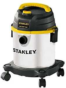 Stanley Wet/Dry Vacuum, 8 Gallon, 4.5 Horsepower, Stainless Steel Tank (Renewed)