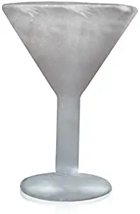 Freeze Glass FGMTN2014 Martini Glass, 7.6-Ounce, Clear
