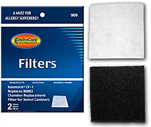 EnviroCare Replacement Vacuum Filters for Kenmore CF-1 Progressive Vacuums 2 Filters