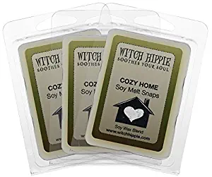 Cozy Home Scented Wickless Candle Tarts 3 Pack, 18 Natural Soy Wax Cubes, A Fall Type Fragrance with Pumpkin, Spices, Aujour Pears & Apples