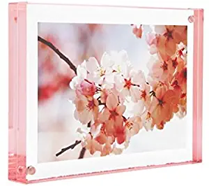 ROSE COLOR EDGE MAGNET FRAME by CANETTI � 3.5"x5"
