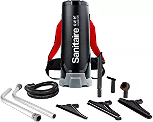 Eureka Sanitaire Quiet Clean Backpack Vacuum Cleaner with 50-Foot Power Cord, 10 Quarts-2464763