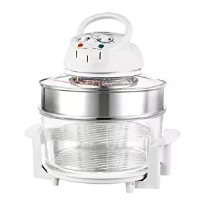 Magic Chef 3 Gal. Glass Bowl White Convection Countertop Ovens
