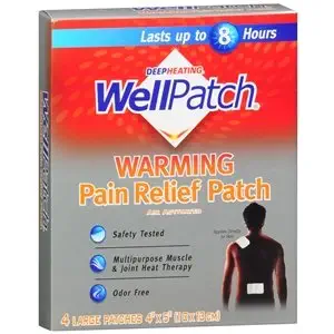 WellPatch Warming Pain Relief Patch 4 ea(pack of 2)