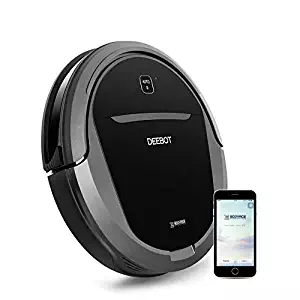 ECOVACS DEEBOT M81Pro Robotic Vacuum Cleaner with Strong Suction, for Pet Hair, Low-pile Carpet, Bare Floors, Wifi Connected, Compatible with Alexa