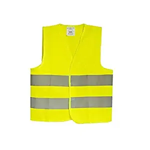 RFX+CARE Industrial Construction Safety Vest High Visibility, ANSI/ISEA Standard | Color Fluorescent Yellow | Size XS