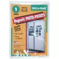 Freez A Frame, Magnetic 3-1/2 x 5 inches Photo Frame