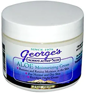 George's Aloe Vera Moisturizing Cream, 2 Ounce