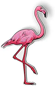 AK Wall Art Flamingo Beautiful - Magnet - Car Fridge Locker - Select Size