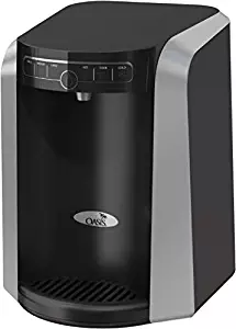 Countertop Bottleless Water Cooler/Dispenser Tri-Temp (Hot, Cold, Rm-Temp) by Magic Mt. Water Products and Oasis (3 Stage EZ Change Filtration System)