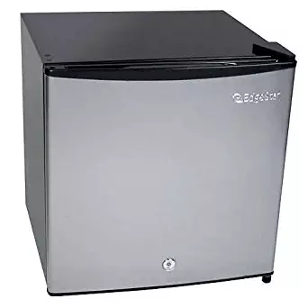 EdgeStar CRF150SS-1 1.1 Cu. Ft. Convertible Refrigerator or Freezer w/Lock - Stainless Steel