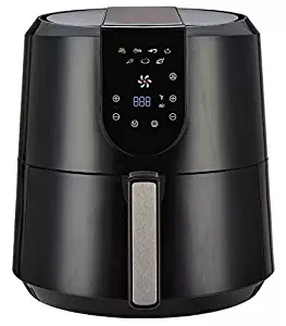 Emerald Air Fryer 5.2 Liter Capacity w/Digital LED Touch Display & Slide out Pan/Detachable Basket 1800 Watts (1807)