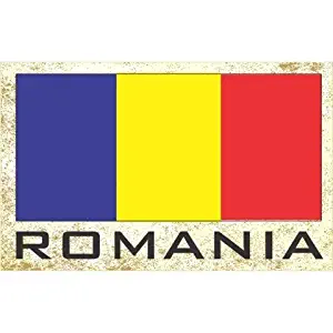 Flag Fridge Refrigerator Magnets - Europe Grp 2 (1-Pack, Country: Romania )