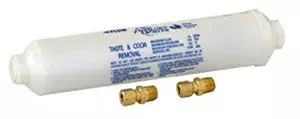 EZ-FLO 60461N In-Line Water Filter 1/4" MIP x 1/4" Comp x 10" length - White