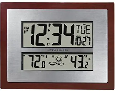 Better Homes and Gardens Atomic Clock with Forecast by La Crosse Technology Ltd.