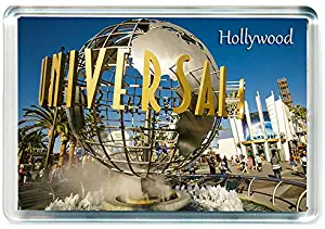 J358 Universal Studios Hollywood Los Angeles Jumbo Refrigerator Magnet US American Travel Fridge Magnet USA