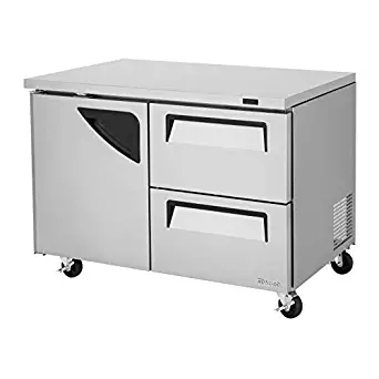 48in Commercial Undercounter 12cf Freezer with 2 Drawers