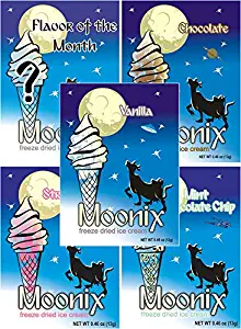 Moonix Freeze Dried Ice Cream VARIETY 5ct (Best Sellers)