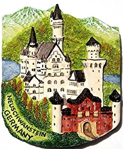 Neuschwanstein Castle. Germany,high Quality Resin 3d Fridge Magnet