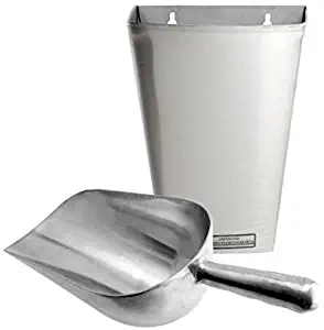 Ice or Grain Scoop and Scoop Holder Set - 24 Ounce