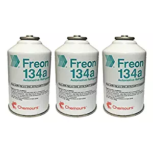 DuPont 3 Cans R-134a Suva A/C Automotive Refrigerant/Freon R134a (12oz Cans)