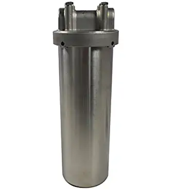 INTBUYING Heavy Duty Water Filter Housing Whole House Water Purification of 304 Stainless Steel -10inch Filter 3/4inch NPT