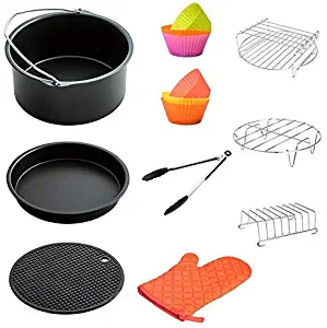 Air Fryer Accessories 8 for Air Fryer, 9 pieces for and Air Fryer, Fit 4.2 to