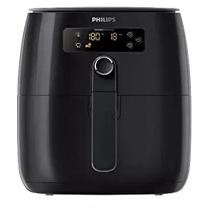 Philips HD9641/96 Avance Digital Turbostar Airfryer (1.8lb/2.75qt), Black Digital (Certified Refurbished)