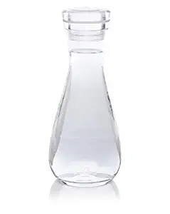KOR Water 34 oz Glass Carafe with Lid, for use with Water Fall by KOR Counter Top Filter